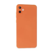 Newface Samsung Galaxy A05 Kılıf Nano İçi Kadife Silikon - Turuncu