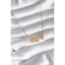 316l Çelik Gold Renk Zirkon Taşlı Kanatlı Model Kadın Kolye - Özel Seri Bzsurn008558 altın 316l Çelik Gold Renk Zirkon Taşlı Kanatlı Model Kadın Kolye - Özel Seri Bzsurn008558 altın