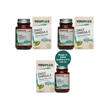 Youplus Daily Omega 3 30 Kapsül Takviye Edici Gıda - 3 Adet