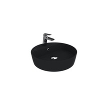 Creavit LP146 Loop Yuvarlak Çanak Lavabo Mat Siyah 45 CM