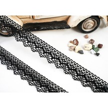 Alka Dantel Merserize Kopanaki 10 Metre 8752 Merserize Black