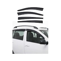 Dacia Sandero Stepway Hb 2008-2020 Uyumlu Araca Özel Sport Style Akrilik Cam Rüzgarlığı Koyu 4 Parça