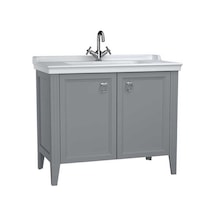 VitrA Valarte Lavabo Dolabı 100 Cm Mat Gri 62157 Gri