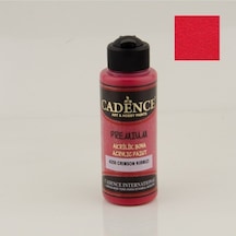 Cadence Akrilik Boya 120Ml Cc 4350 Crimson Kırmızı Ahşap Boyası
