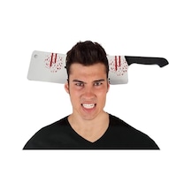 Halloween Satır Modeli Taç Cadılar Bayramı Korku Aksesuarı Parti Saç Tacı Diğer