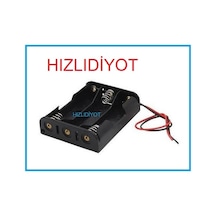 18650 Pil Yuvası 3 Lü Üçlü Seri Bağlantılı Kaliteli Arduino