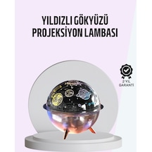 Flzdgnkr Usb Şarjlı Uzay Temalı Işık Projektörü Hava Nemlendirici