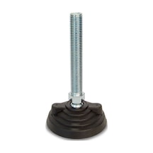 PAMZB111610 Mafsallı Plastik Ayak Zemin Bağlantılı Çap:110mm
