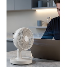Masaüstü Mini Fan 2 Hızlı Otomatik Salınımlı Uczzzsf7733vantilatör-4