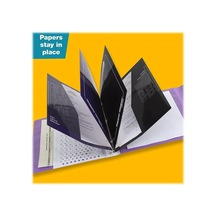 Trapper Keeper Bağlayıcı, Retro Tasarım, 2 İnç Dosya Ve Ekstra Çanta, Metal Halkalar Ve Yaylı Klips, Güvenli Saklama, Palmiyeler, Okul Malzemeleri 260038fde1-ecm