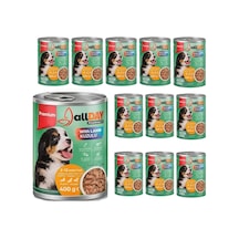 Allday Kuzulu Yavru Köpek Konservesi 400 Gr X 12 Adet