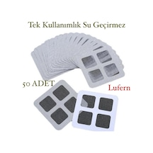 50 Adet Banyo Gider Süzgeci Sineklik Tamir Kiti Kıl Tüy Kapatıcı Pislik Tutucu Kendinden Yapışkanlı Çok Renkli