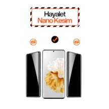 Xiaomi Redmi Note 12 Pro 5g Uyumlu Hayalet Nano Ekran Koruyucu 30 Gizlilik Filtreli, Kenarsız Tam Şeffaf, Kırılmaz Esnek Yapı