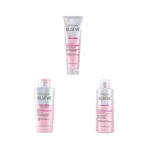 Glycolic Gloss Parlaklık Veren Saç Bakım Rutini Seti: Şampuan, Saç Kremi, Bakım Spreyi