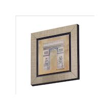 Zafer Takı Arc De Triomphe Baskılı Mdf Magnet 7x7 435