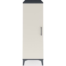 Kronos Dolap 2 Raflı Tek Kapaklı 44x59x134 Antrasit-aytaşı Antrasit