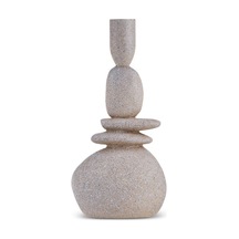 Karaca  Alba Taş Şamdan Bej 9,6x6x19,5 cm