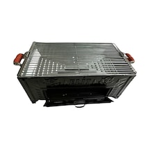 Cemre E1 Model Kömürlü Emaye Mangal İzgaralı Inox