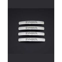 Renault Symbol Krom Kapı Kolu 2009-2013 Arası Paslanmaz Çelik Yazılı