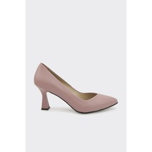 Derinet Hakiki Deri Kadın Stiletto Lila LİLA