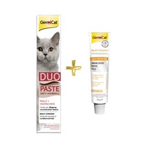 Gimcat Duo Paste Tavuklu Malt Kedi Macunu 50 G + Gimcat Multivitamin