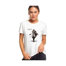 Assasins Creed Baskılı Beyaz Kadın Tshirt (534816581)