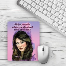 Retro Gülşen Bubikoğlu Zorla Öptü Beni Baskılı Mouse Pad