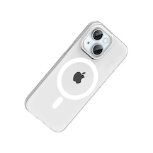 Joko Apple iPhone Uyumlu  14 Uyumlu Pc Blank Magsafe Kapak - Şeffaf