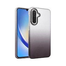 Mey İthalat Samsung Uyumlu Galaxy A26 Glossy Kapak - Siyah Gümüş