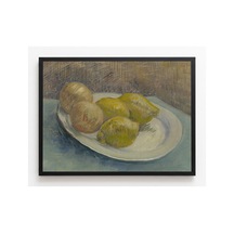 Van Gogh Van Gogh Turunçgil Dolu Tabak Çerçevesiz Poster 21x30 Cm A4 Tablo Van Gogh Duvar Dekoru