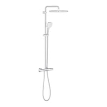 Grohe Tempesta System 250 Cube Duvara Monte Termostatik Bataryalı Duş Sistemi - 26689001 Gümüş