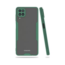 Newface Samsung Uyumlu,  Galaxy A22 Kılıf Platin Silikon - Yeşil