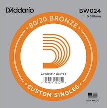 D'addario Bw024 Akustik Gitar Tek Tel G-sol - 80/20 Bronze