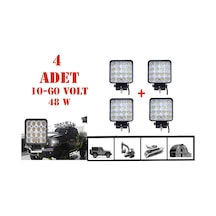 16 Ledli 4 Adet Off Road Geri Vites Folklift Tekne Aydınlatma Led
