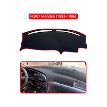 Ford Mondeo 1993-1996 Torpido Koruma Halısı Kırmızı Kenar