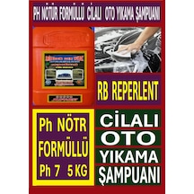 Reperlent Ph Nötr Formüllü Cilalı Oto Yıkama Şampuanı 5 Kg