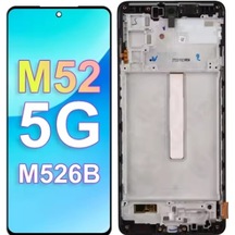 Te Samsung Uyumlu M52 5g M526 Çıtalı Lcd Ekran Servis