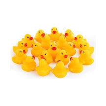 Xhltd 60 Adet Bebek Banyo Ördekler Duş Su Oyuncaklar Yüzme Havuzu Şamandıra Gıcırtılı Ses Kauçuk Ördekler Oyuncaklar Çocuklar Için Hediyeler Banyo Oyuncak 1
