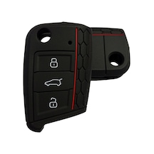 Volkswagen Golf 7 Skoda Octavia A7 Seat Uyumlu Mqb Silikon Anahtar Kılıfı
