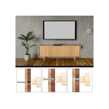 Mobilya Kulpları Ahşap Mobilya Kulpları Yuvarlak Kapı Kolları 12 Ad.