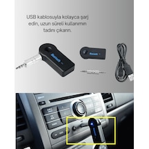 Taşınabilir Bluetooth Aux Araç Kiti Xuczauxkit-5