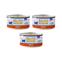 Nutri Feline Tavuk Etli Jöleli Tahılsız Yetişkin Kedi Konservesi 70 G X 3 Adet