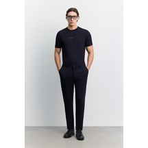 Avva Erkek Lacivert Klasik Bel Pamuk Karışımlı Elastan Relaxed Fit Pantolon A62y3061
