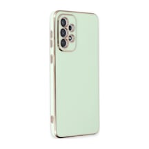 Galaxy Uyumlu  A73 5g Kılıf Volet Silikon - Açık Yeşil
