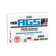 Yargı 2026 Meb-ags Eğitim Bilimleri Program Okuryazarlığı Sınıf Yönetimi Video Ders Notları - Umut Gürpınar Yargı Yayınları
