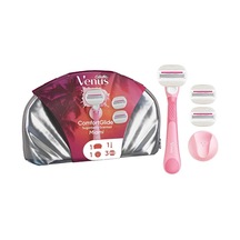Gillette Venus Pro Comfortglide Sugarberry Kokulu Kadın Tıraş Bıçağı 3 Başlık + Çanta