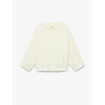 Koton 26yy59003205 Bej Kız Bebek Sweatshirt 6smg10113ak Bej