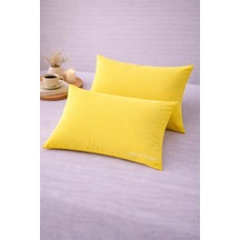 More HomePamuklu Yastık Kılıfı 2 Adet 50 x 70 Sarı
