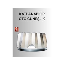 Buğz Katlanabilir Araba Güneşliği Uv Işınlarına Karşı Maksimum Koruma