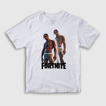 Presmono Unisex Çocuk Travis Scott Fortnite T-Shirt